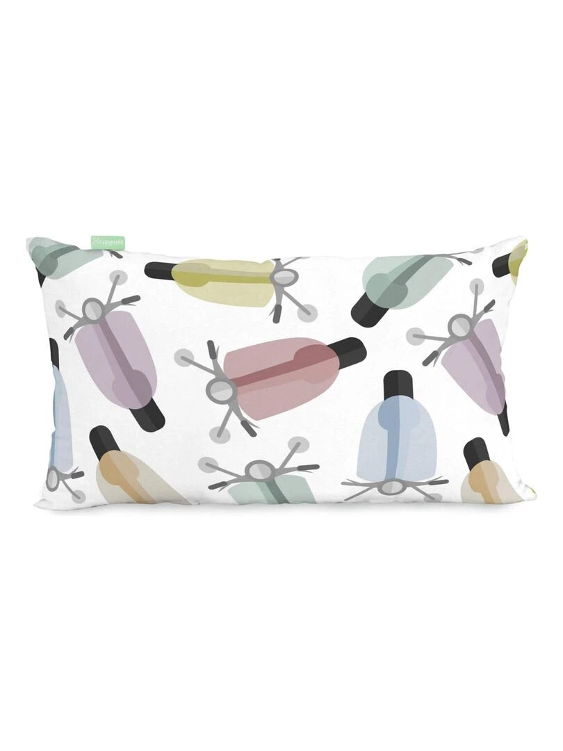 Housse de coussin Summer time "Happyfriday"   Blanc