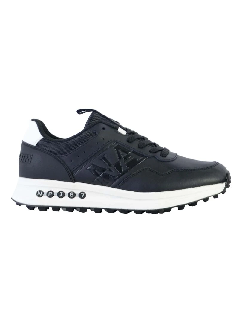 Basket Cuir Napapijri Slate Noir