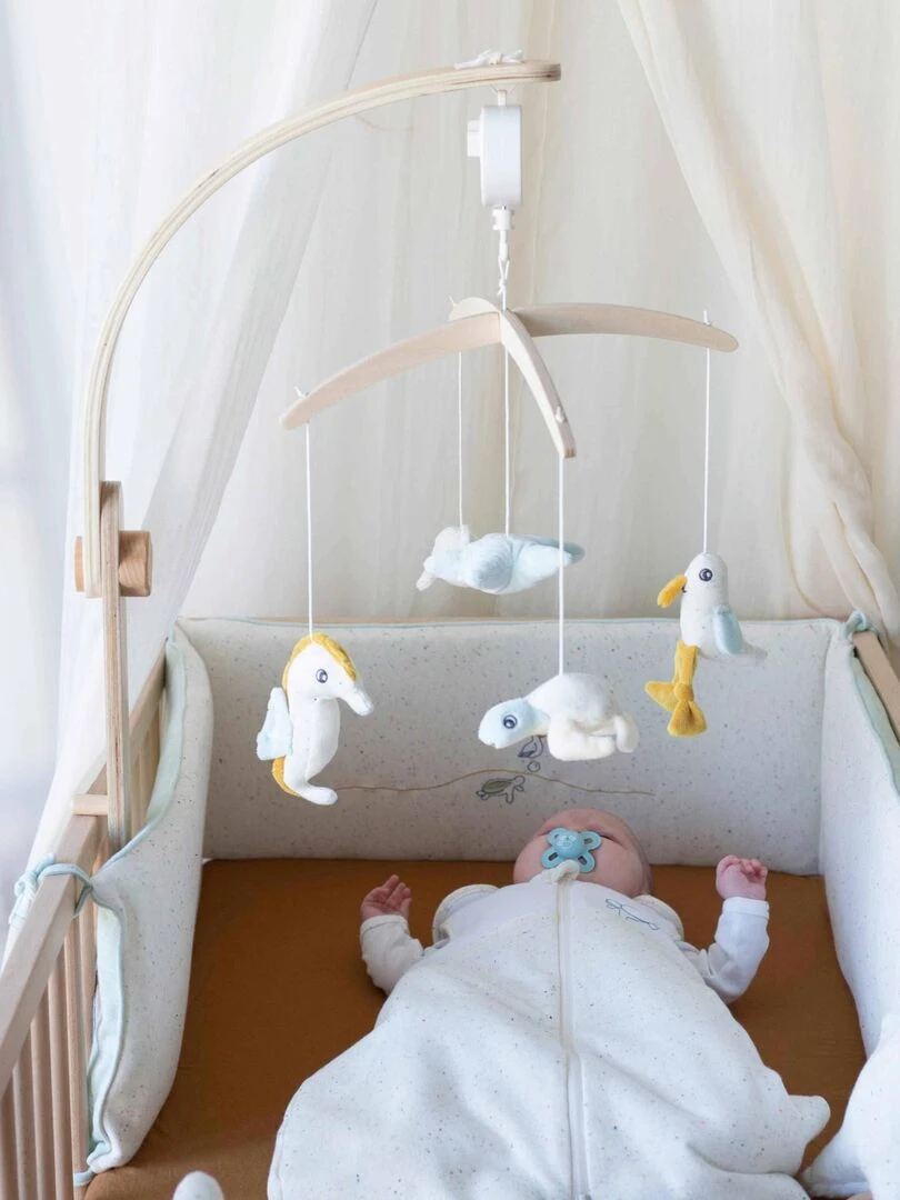 Mobile musical lit bébé Trois Kilos Sept   Vert