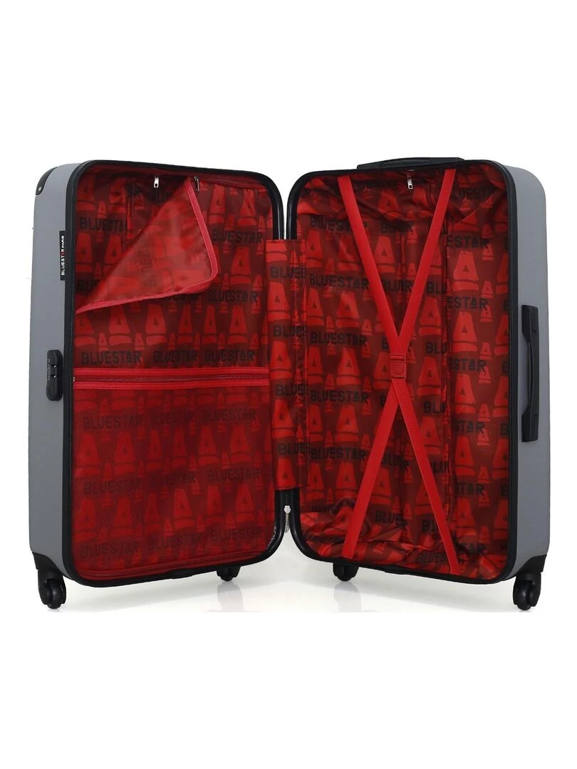 BLUESTAR   VALISE GRAND FORMAT RIGIDE BUCAREST   Gris