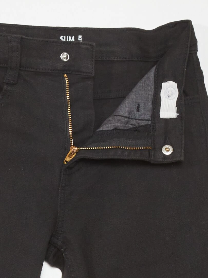 Jean slim à 5 poches   noir