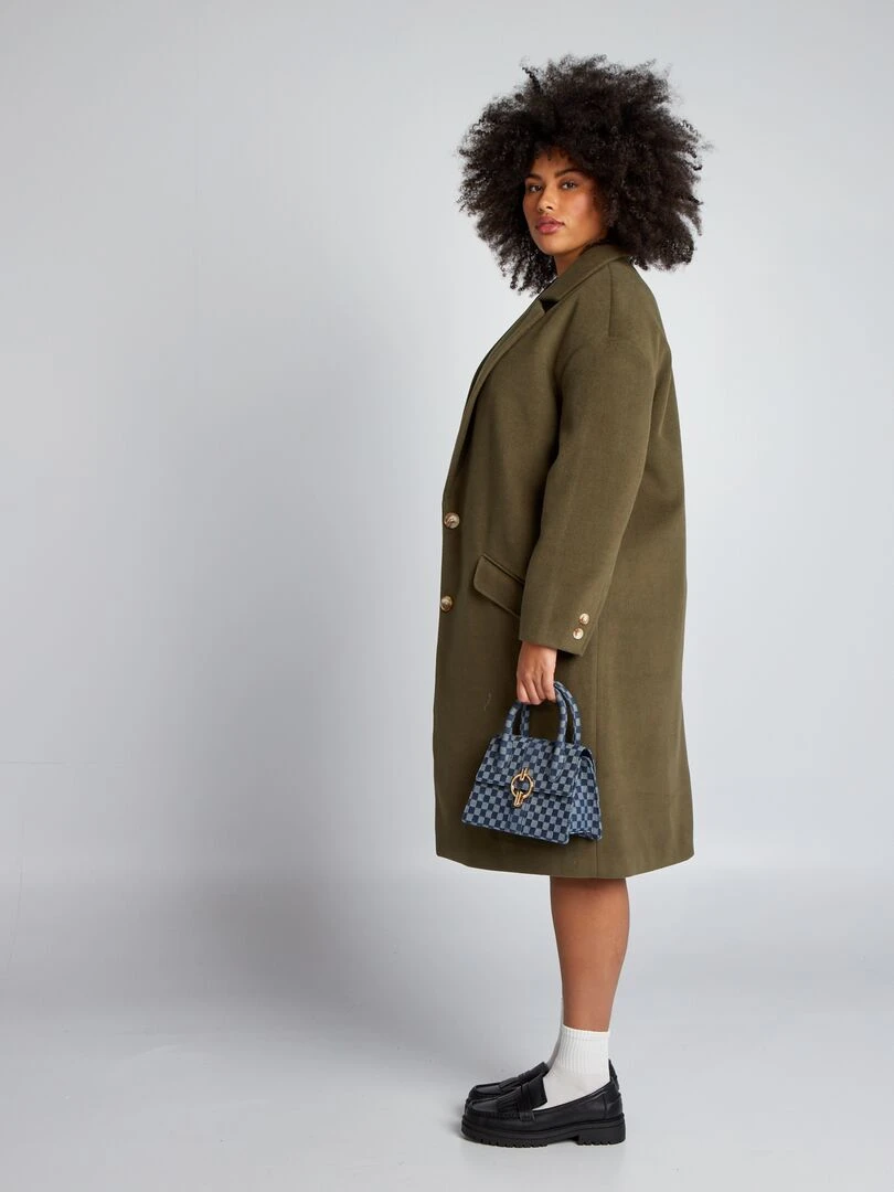 Manteau long Kaki