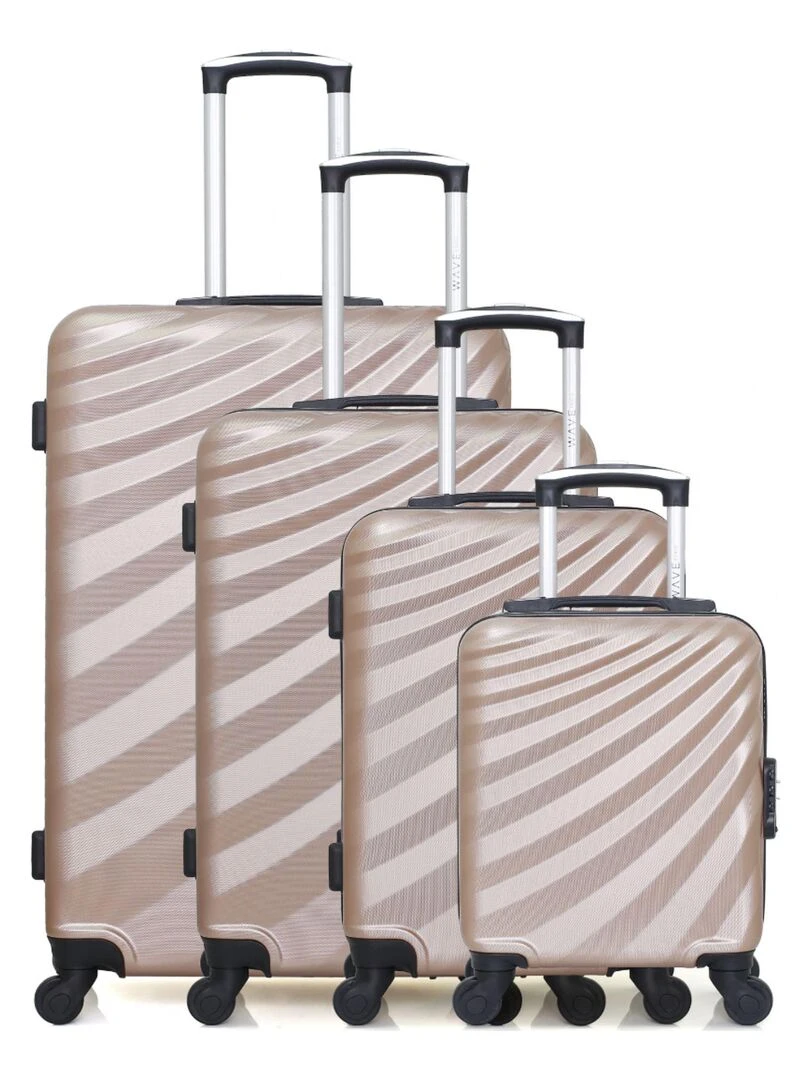 WAVE PARIS SET DE 4 DANUBE M Rose