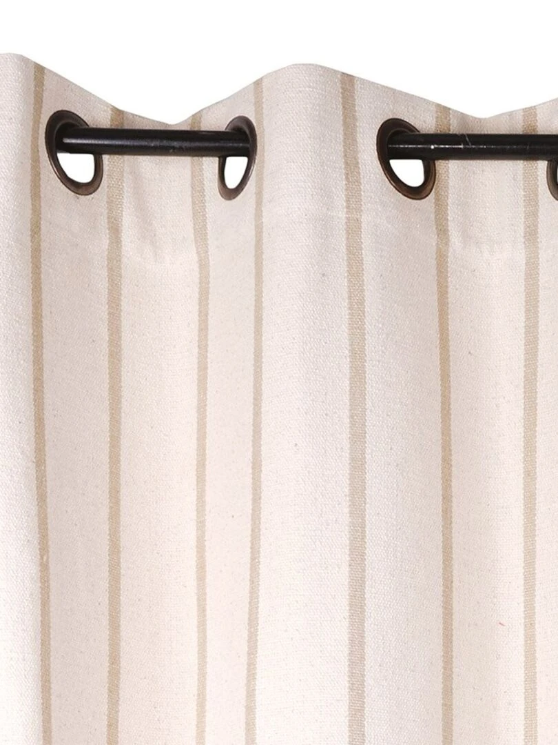Rideau à œillets 135x260 cm St Trop lin coton Beige