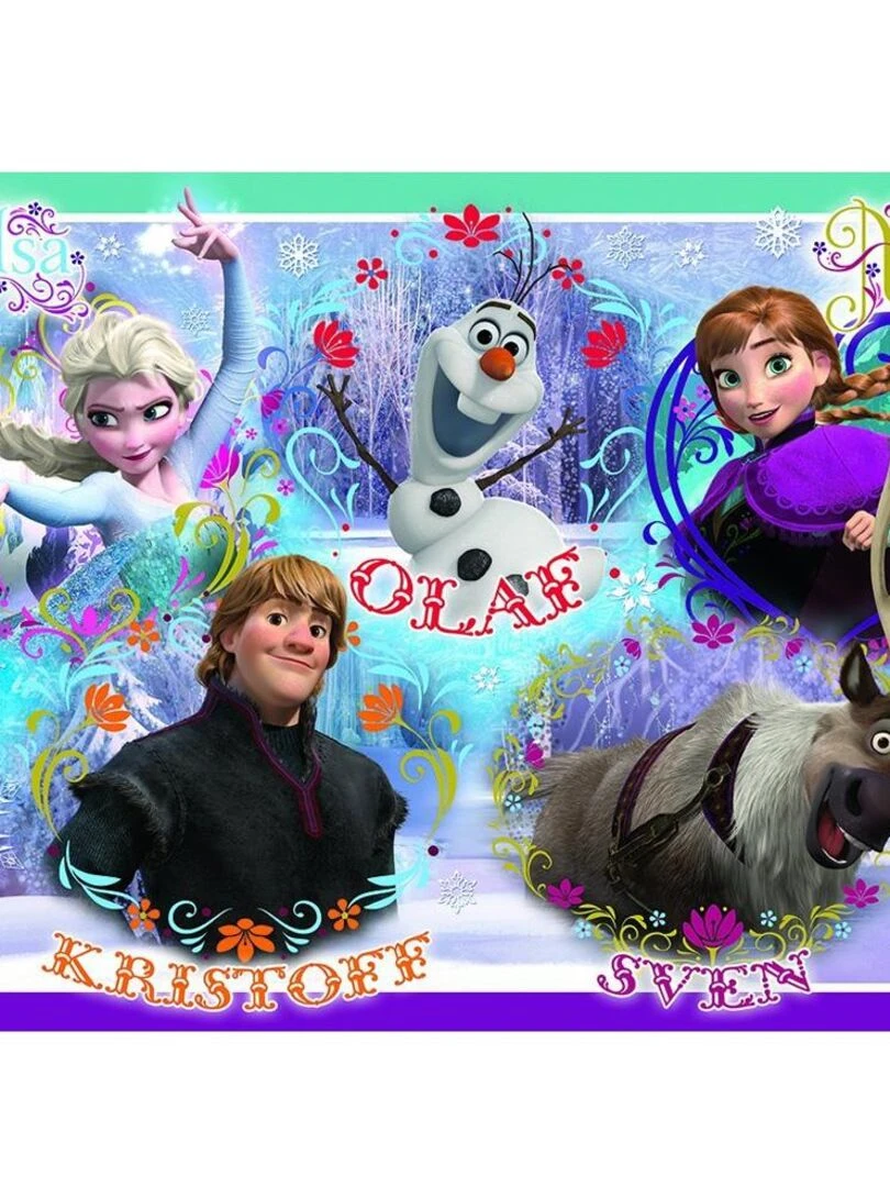 Puzzle 60 pièces : La Reine des Neiges (Frozen) : Bienvenue au Royaume d'Arendelle N/A