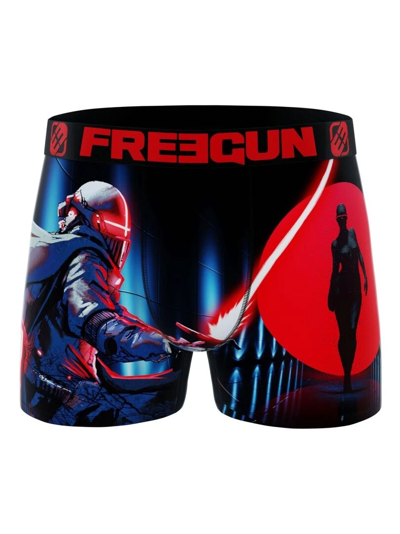 Lot de 3 boxers homme Hero Like Freegun   Rouge