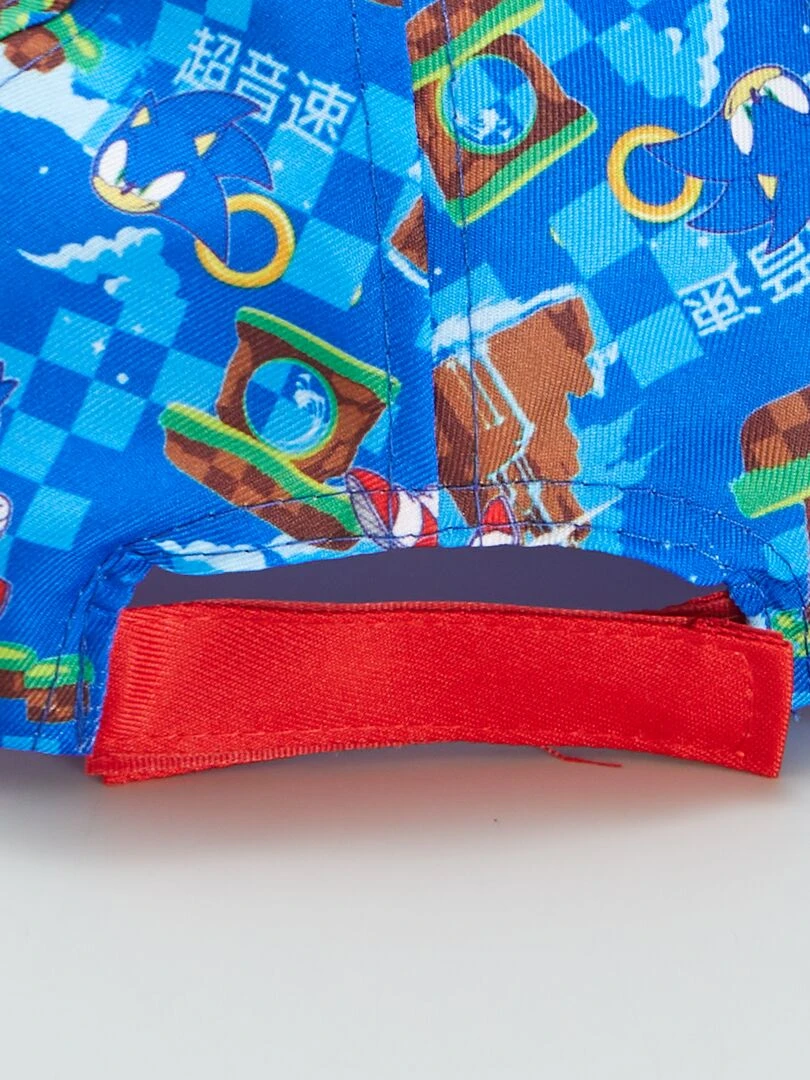 Casquette 'Sonic'   Bleu/rouge