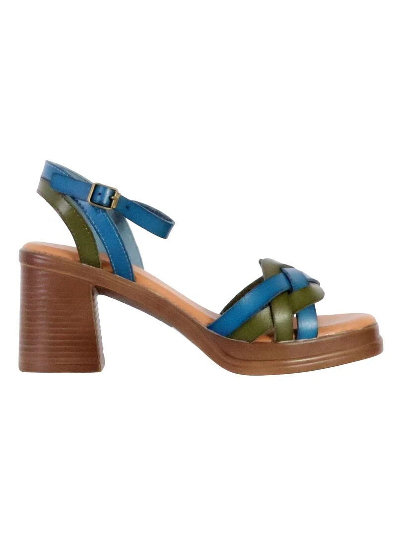 Sandales à Talons The Divine Factory Vert