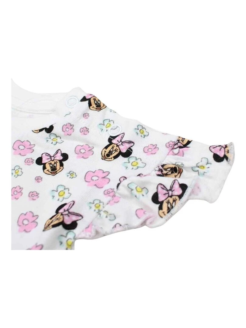 Disney   Ensemble T shirt legging bébé fille Imprimé Minnie   Rose fushia