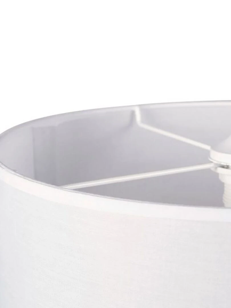 Suspension ronde gigogne cannage blanc D35   Blanc
