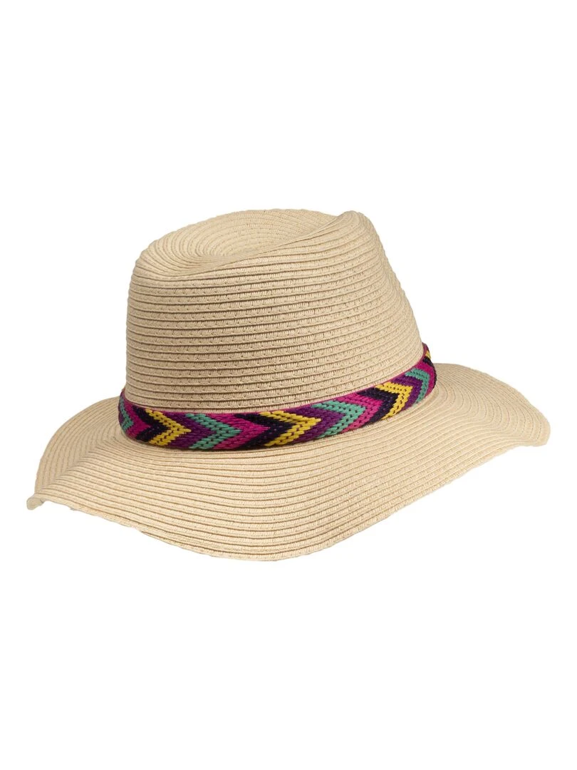 Chapeau Femme Fedora lien mexicain Multicolore