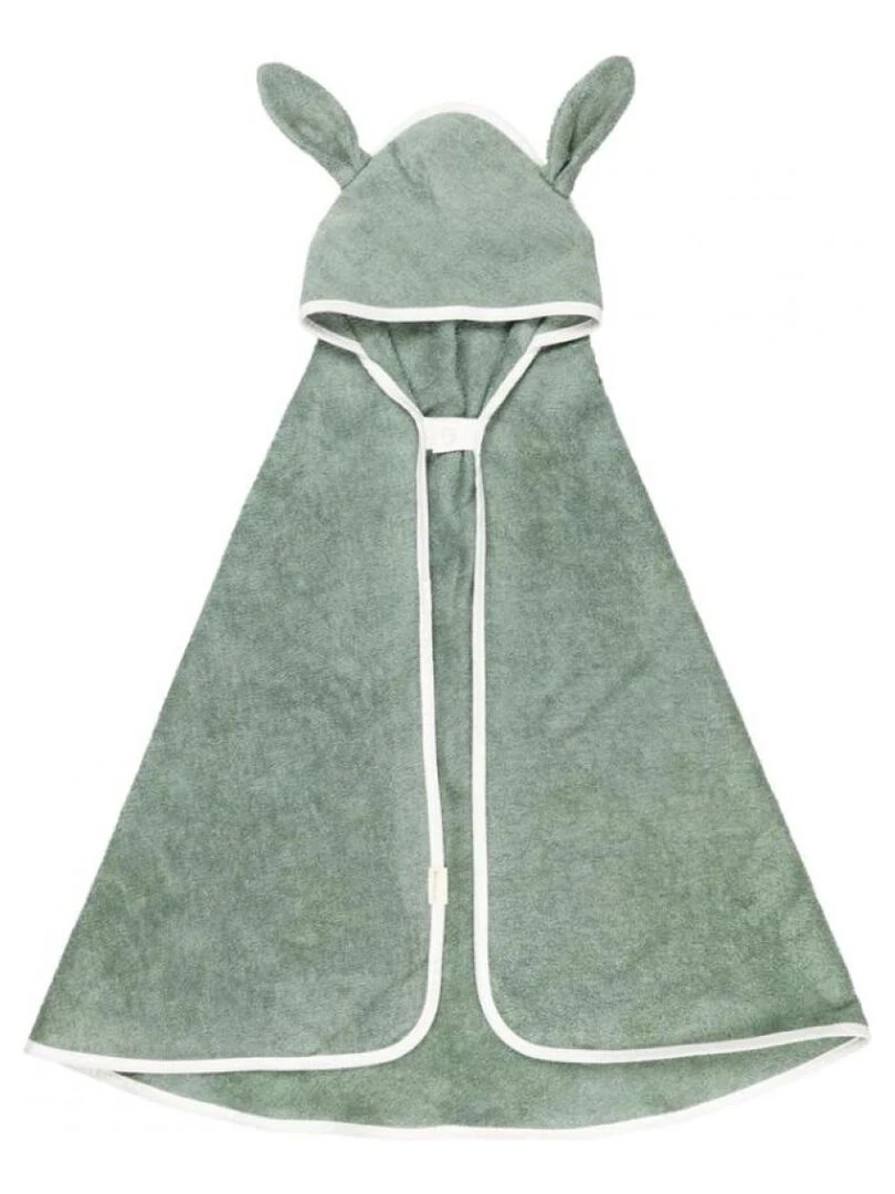 Hooded Baby Towel Bunny Eucalyptus Eucalyptus One Size Vert