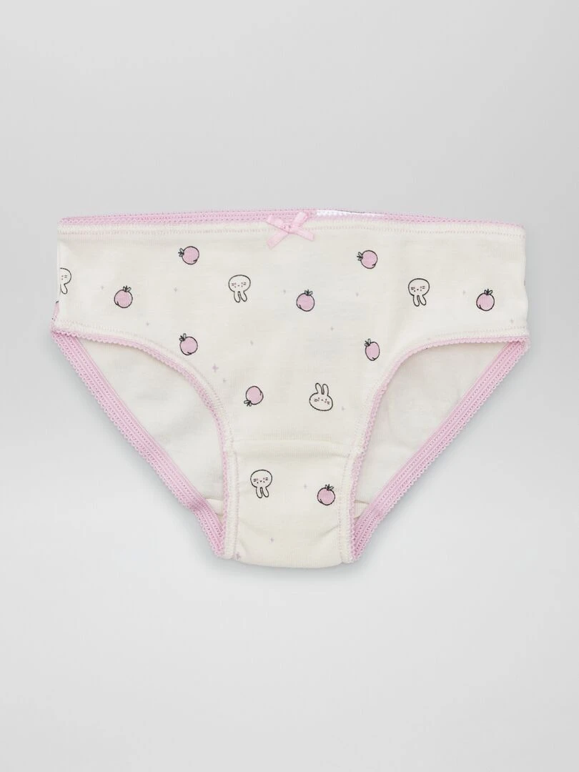 Lot de 3 culottes fantaisie   Rose/violet/beige