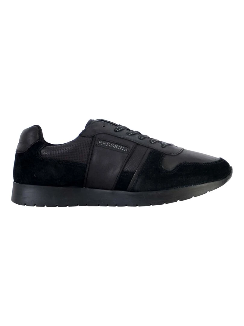 Basket Cuir Redskins Affairi Noir