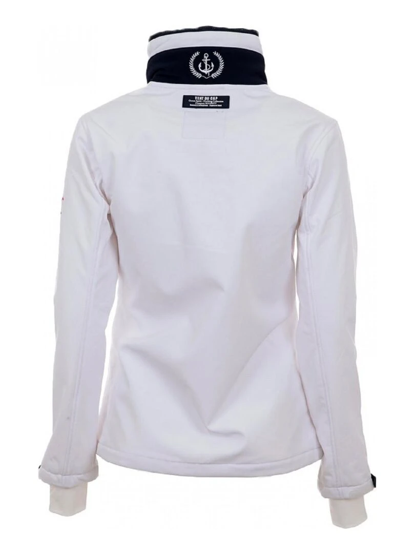 Blouson softshell fille GADJI VENT DU CAP Blanc