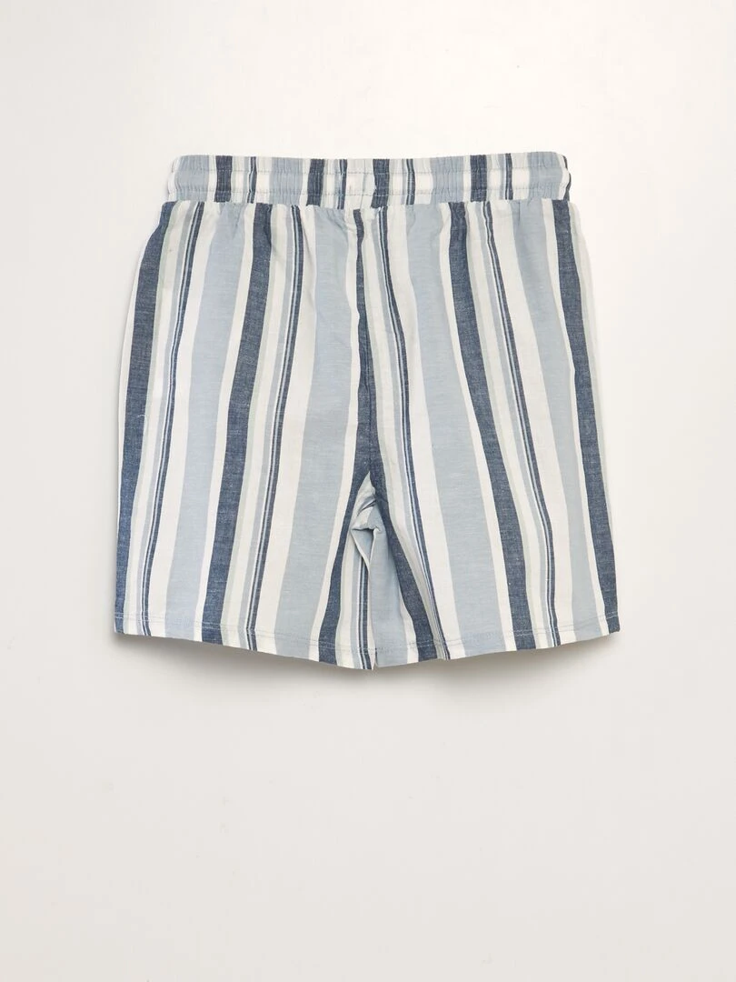 Ensemble de pyjama court   2 pièces   Bleu