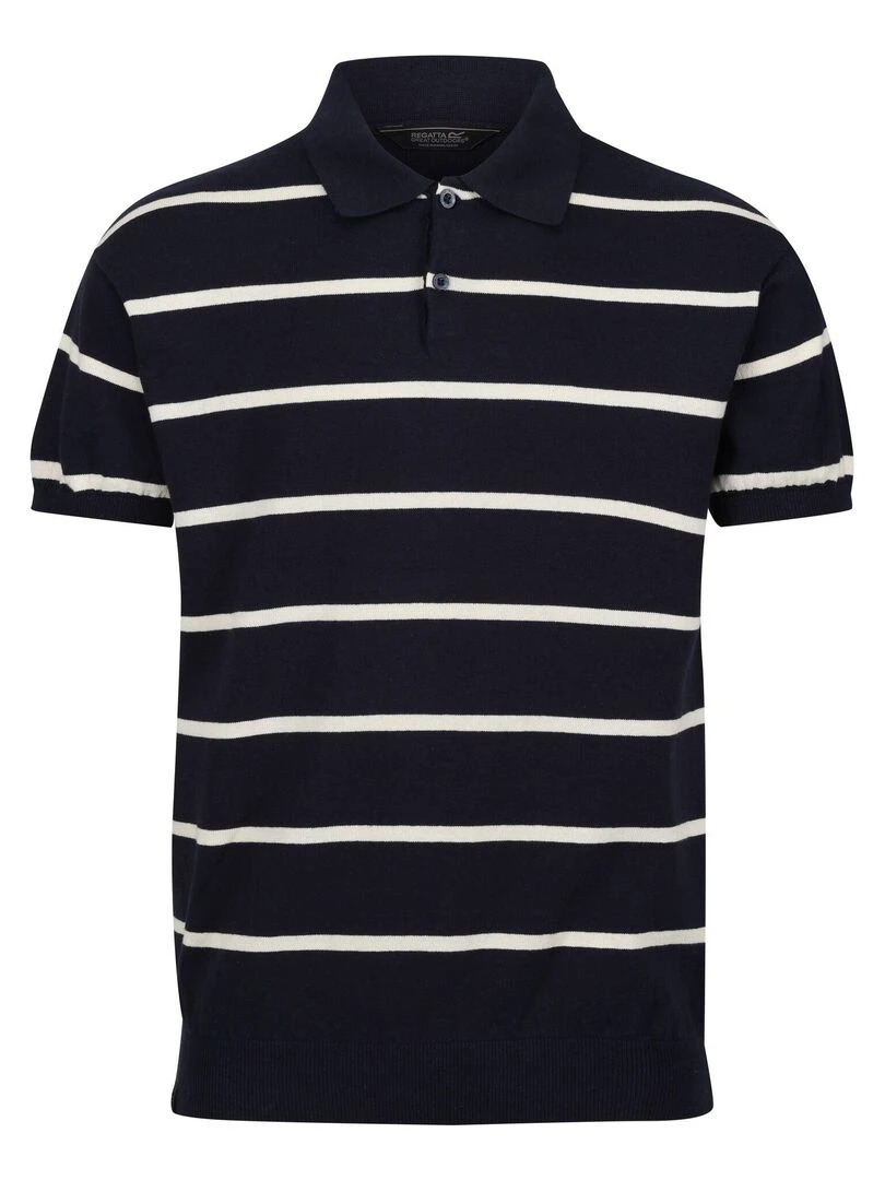 Regatta Polo ARKOSE Bleu Bleu marine Blanc
