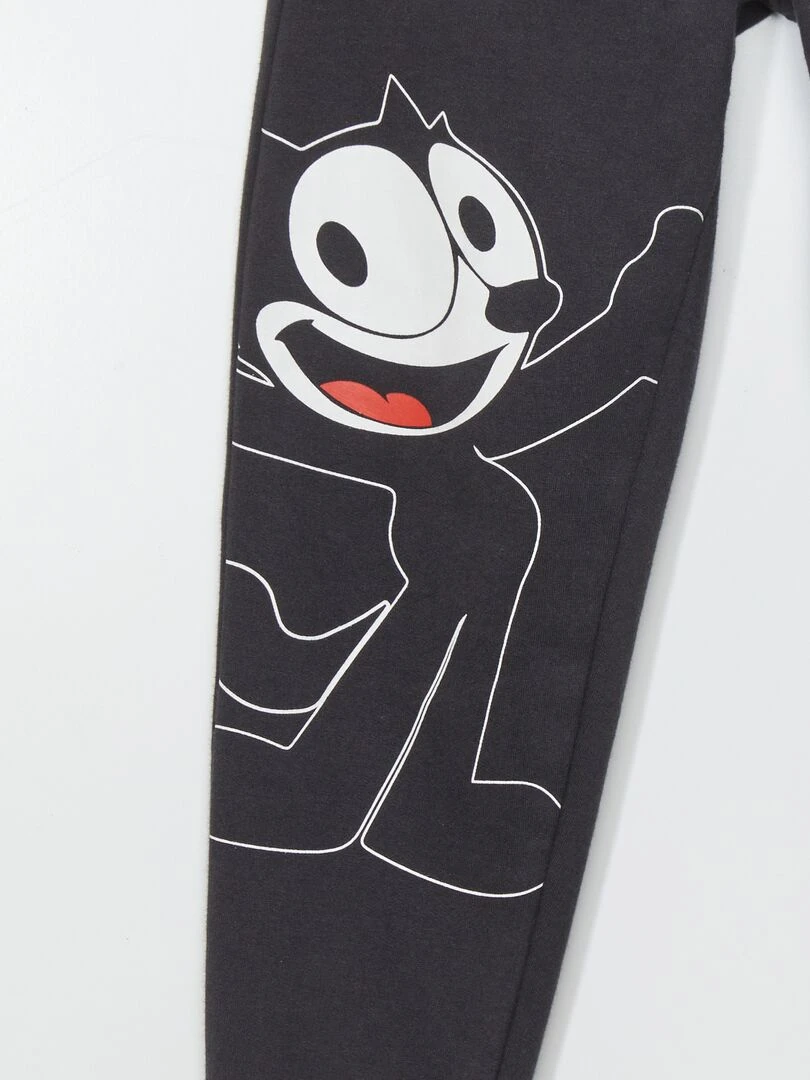 Jogging 'Felix le chat'   Noir