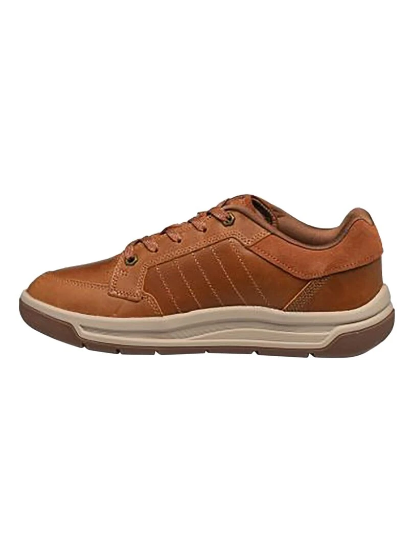 Basket Basse Cuir Caterpillar Apa Cush Marron
