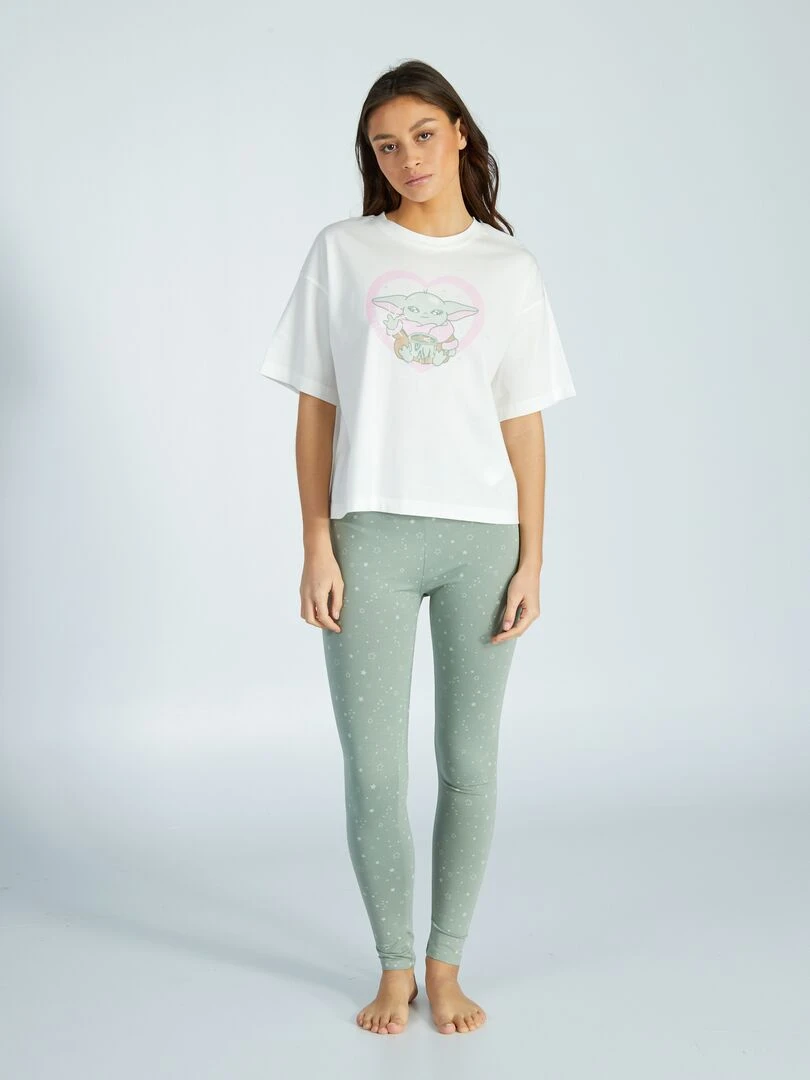 Pyjama long 'Star Wars' 2 pièces VERT