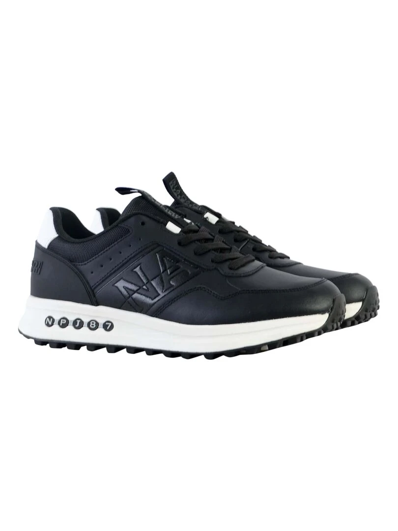 Basket Cuir Napapijri Slate   Noir