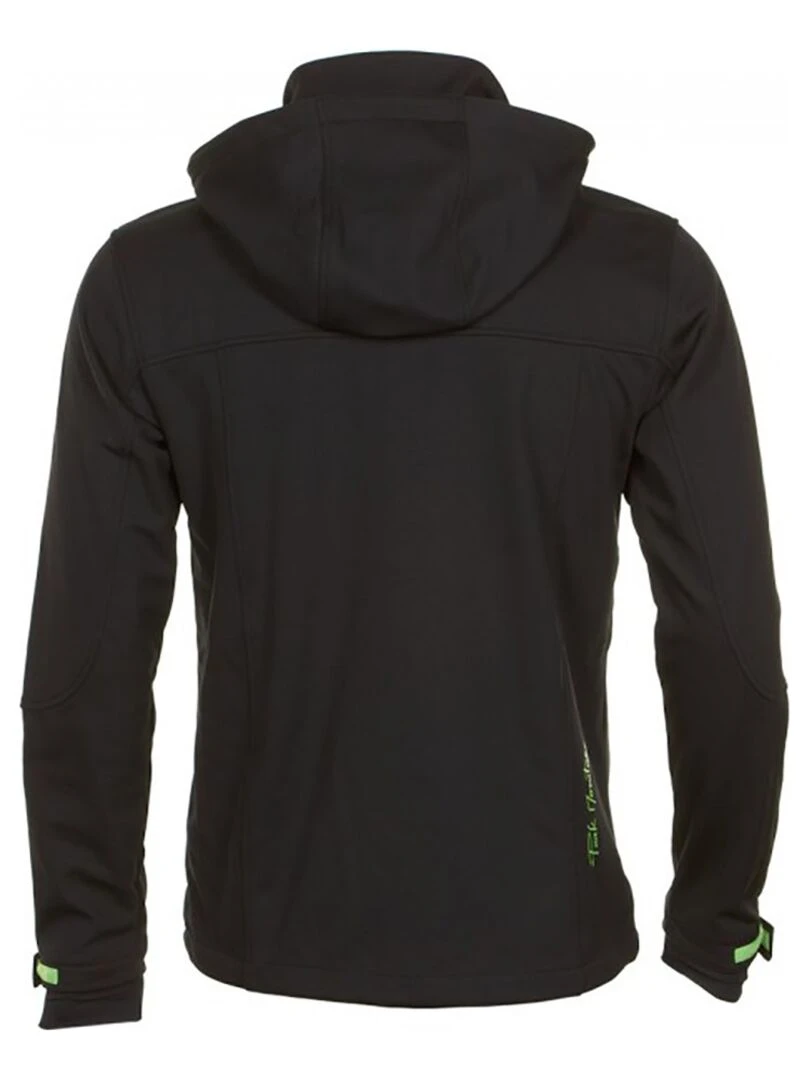 Blouson softshell homme CANNE PEAK MOUNTAIN Noir Vert