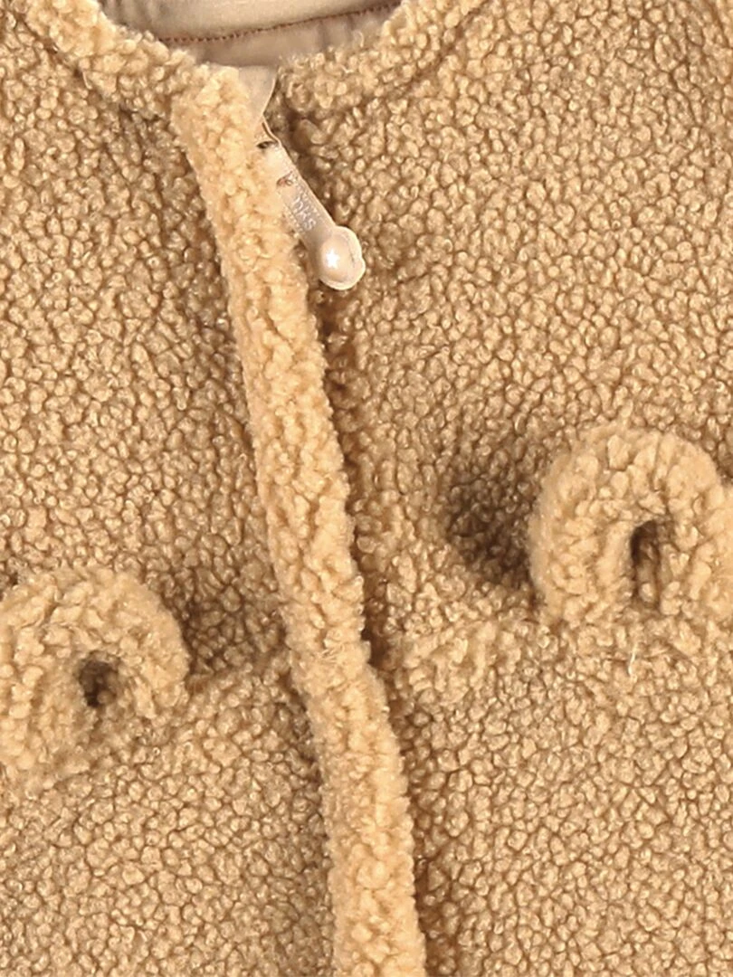 Combinaison nomade en teddy    Orange