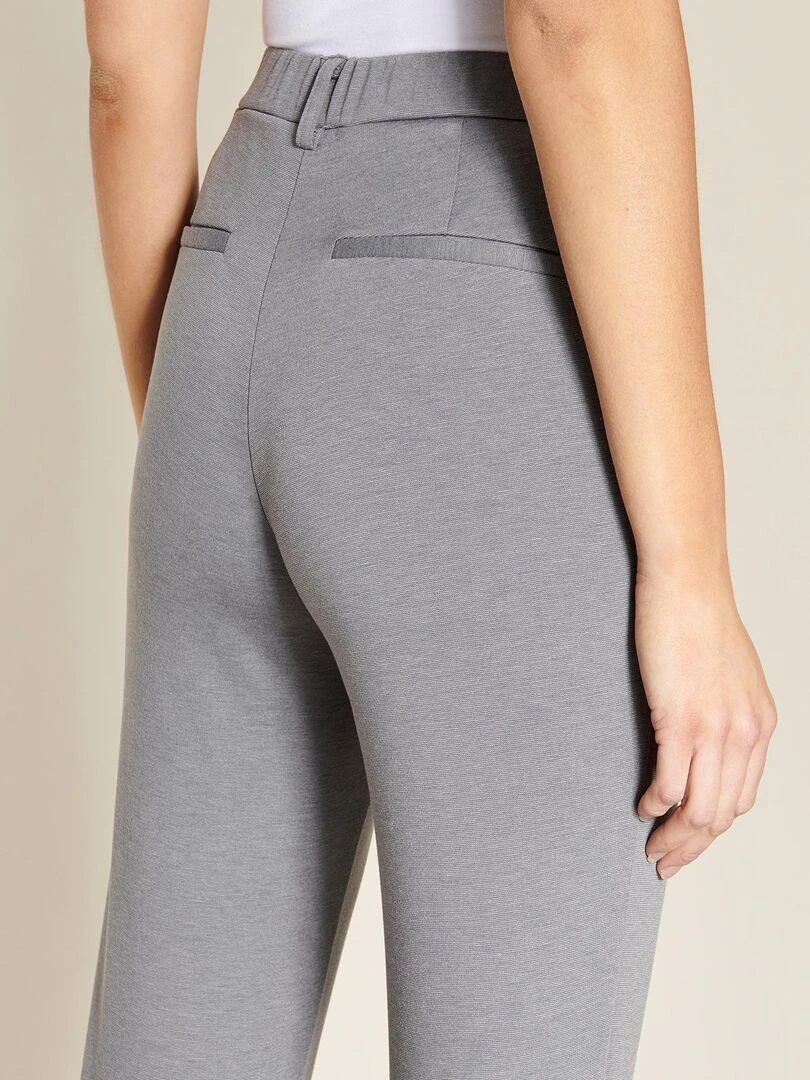 Pantalon maille milano   Damart   Gris chiné