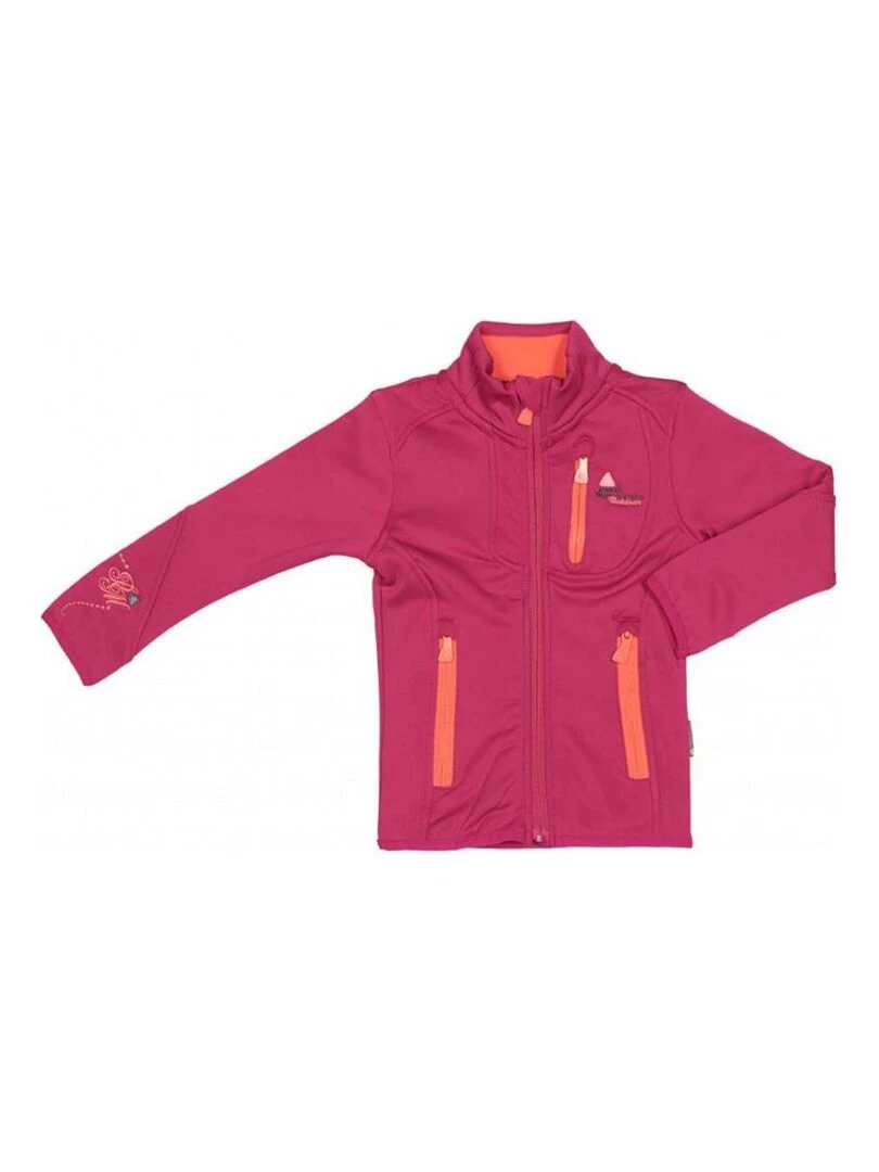 Blouson polarshell fille FAYNUR PEAK MOUNTAIN Rose fushia