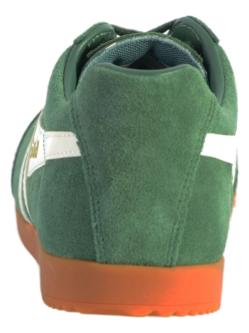 Basket Gola Harrier Suede   Vert