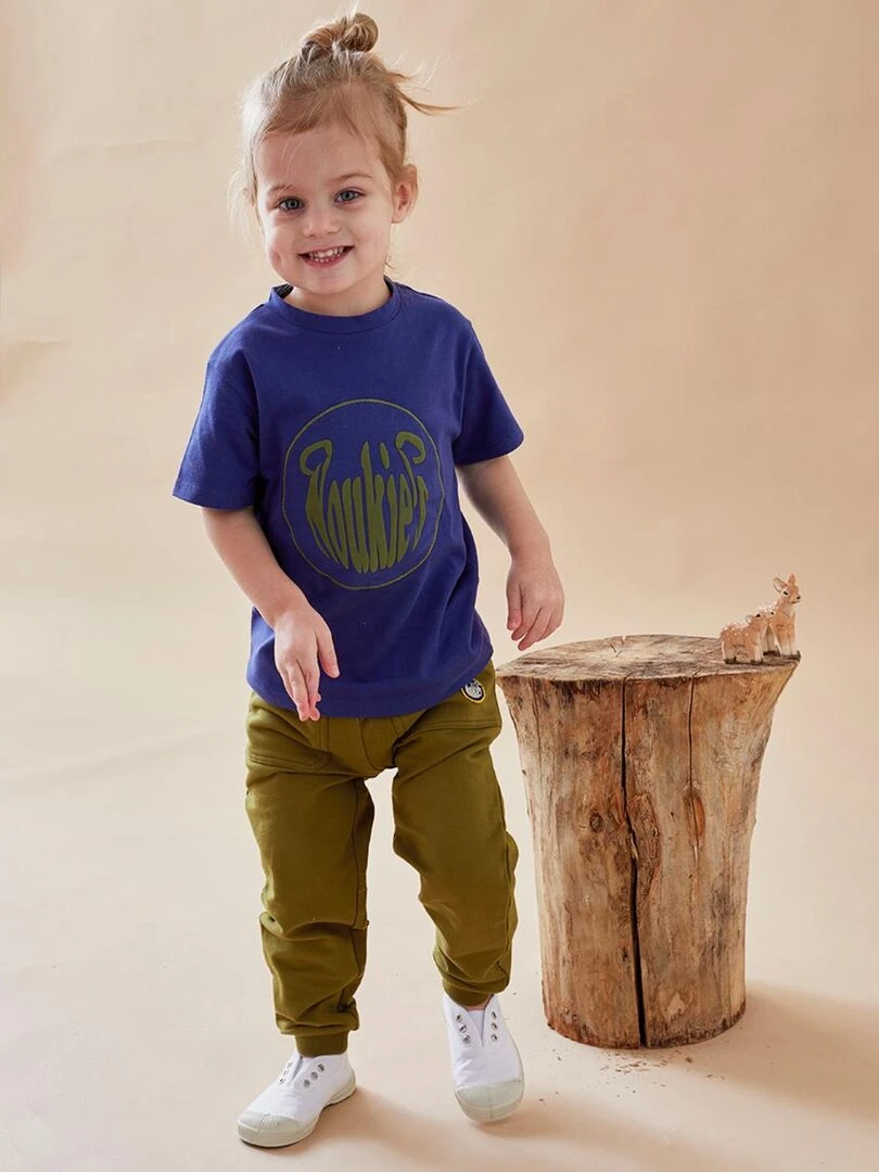 Pantalon jogging en molleton kaki Noukie's Vert