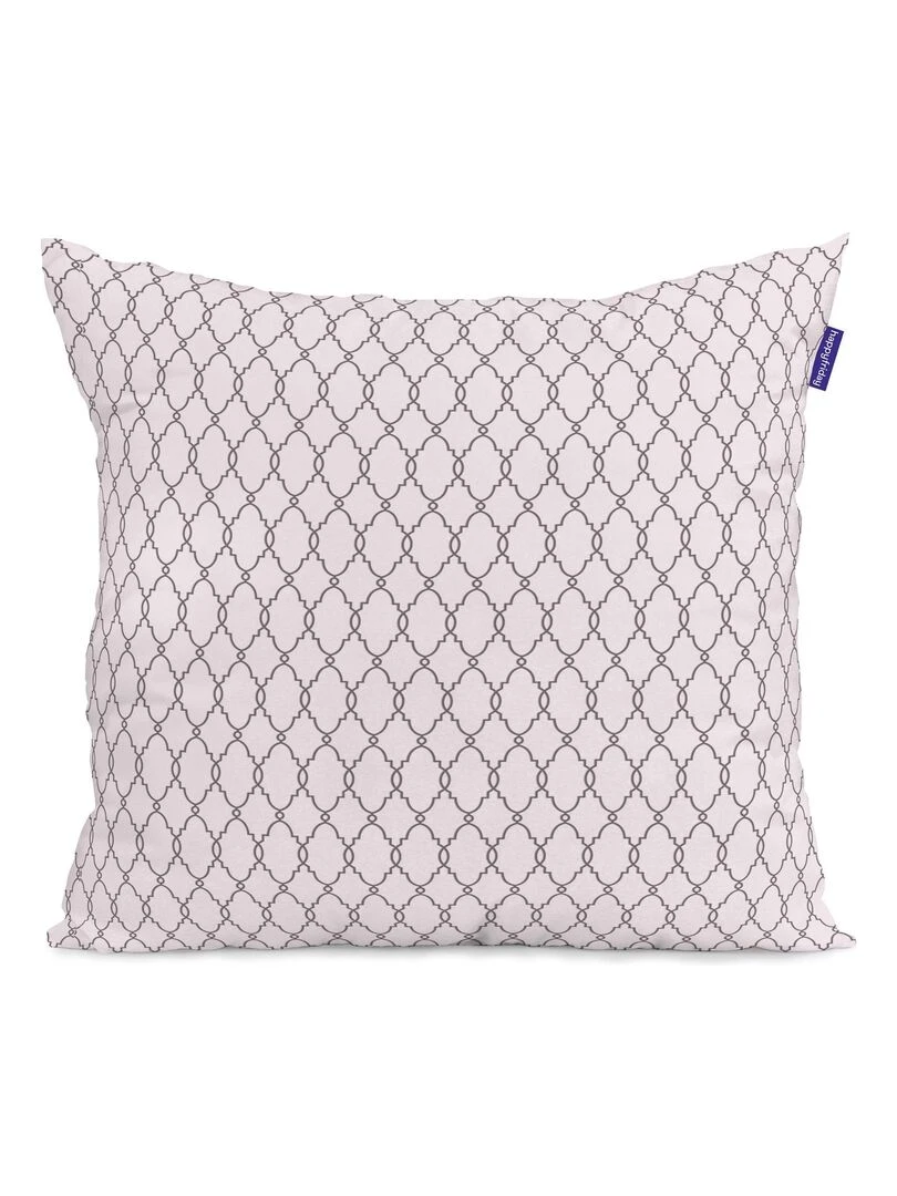 Housse de coussin Walk "Happyfriday"   Blanc