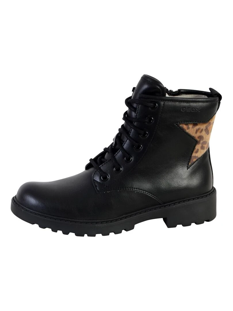 Botte Geox Enfant Fille J Casey Noir