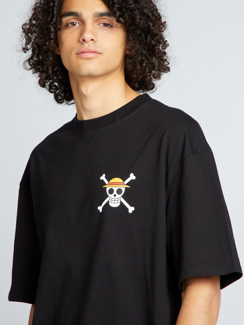 T shirt oversize 'One Piece' noir