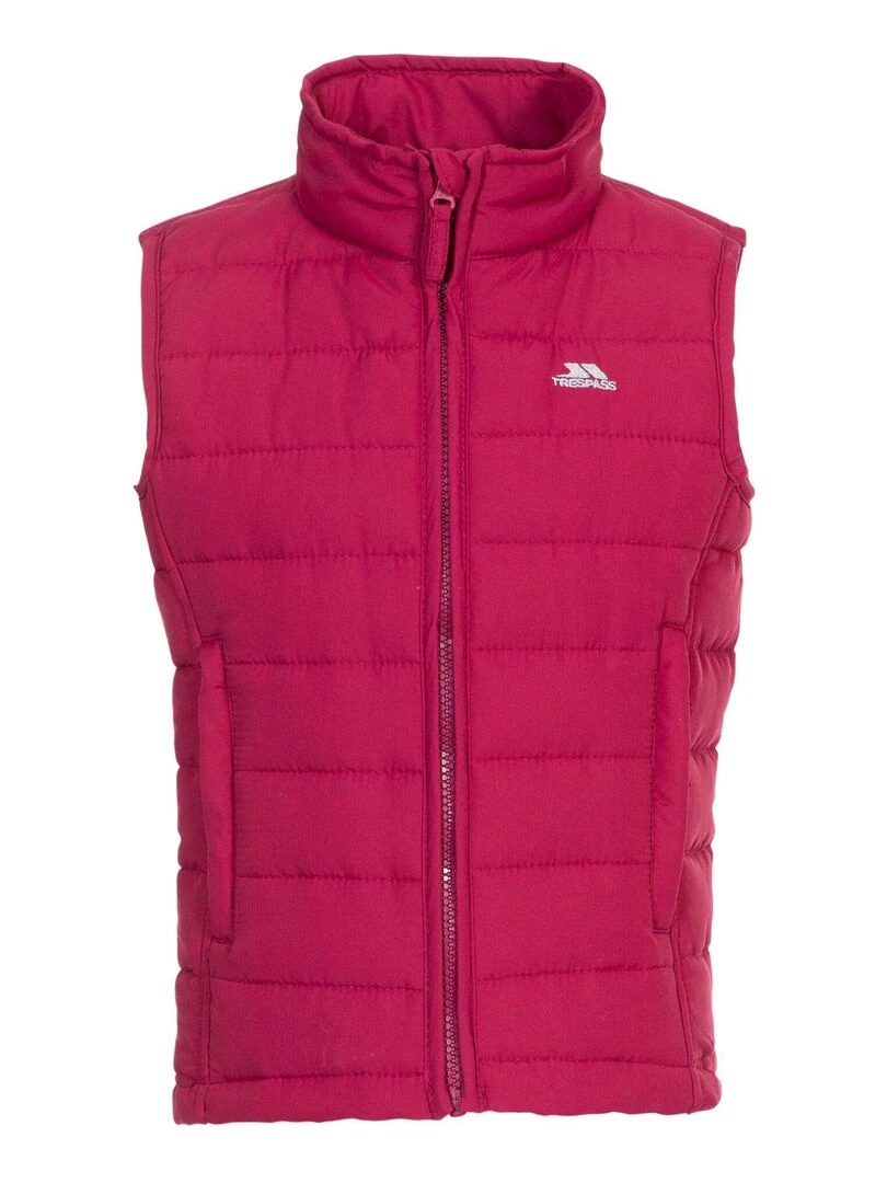 Trespass Doudoune sans manches JADDA Rouge pourpre