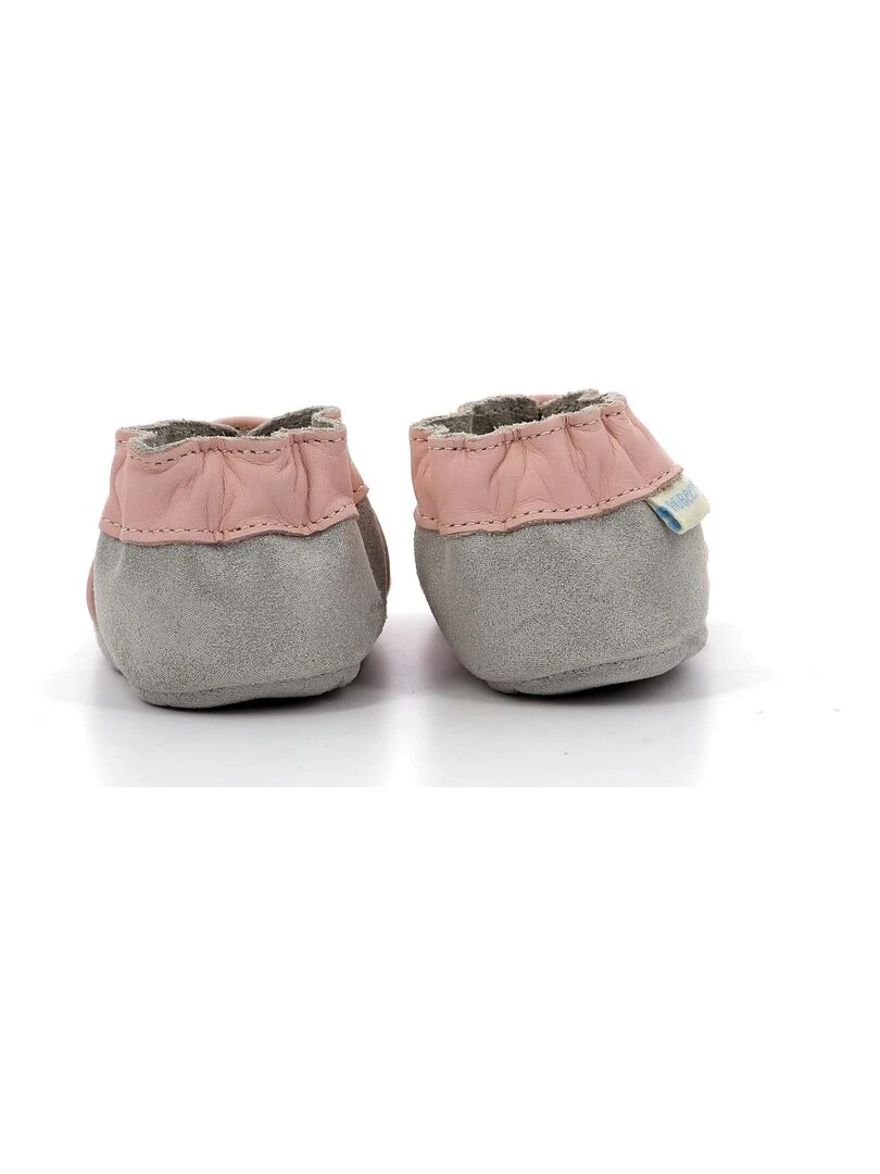 Chaussons Cuir Holidays Fruits   Rose