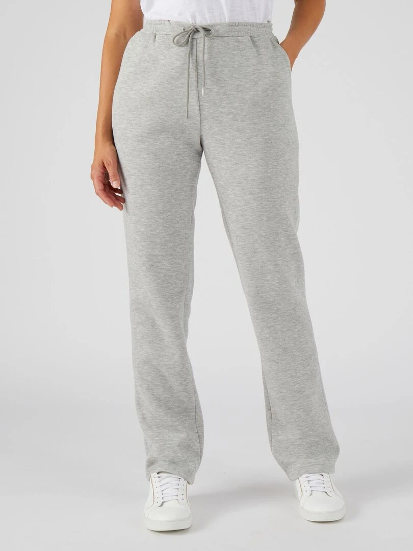 Pantalon en molleton Happy D. by Damart Gris chiné