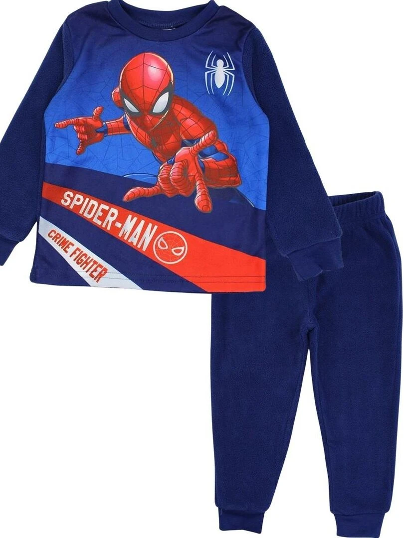 Disney Pyjama garçon imprimé Spiderman Bleu