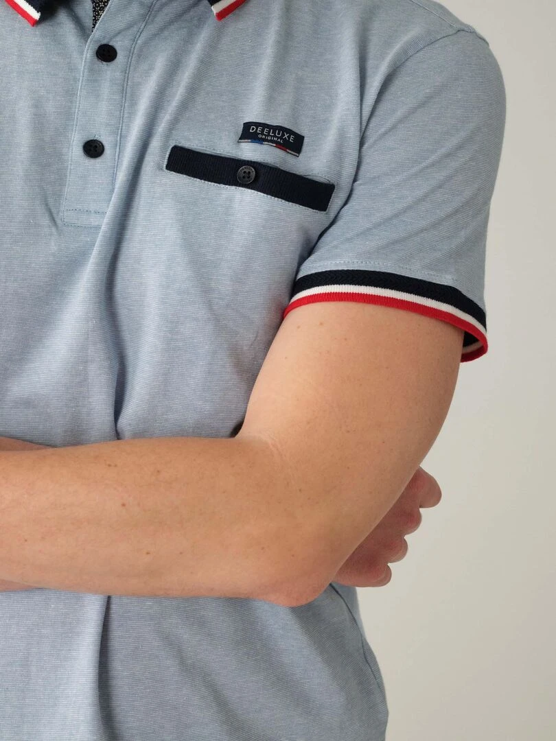 Polo en jersey pour homme 'Deeluxe'   Bleu