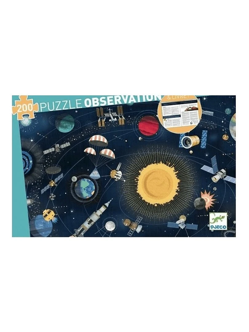 Puzzle Observation L'espace 200 Pcs Et Livret N/A