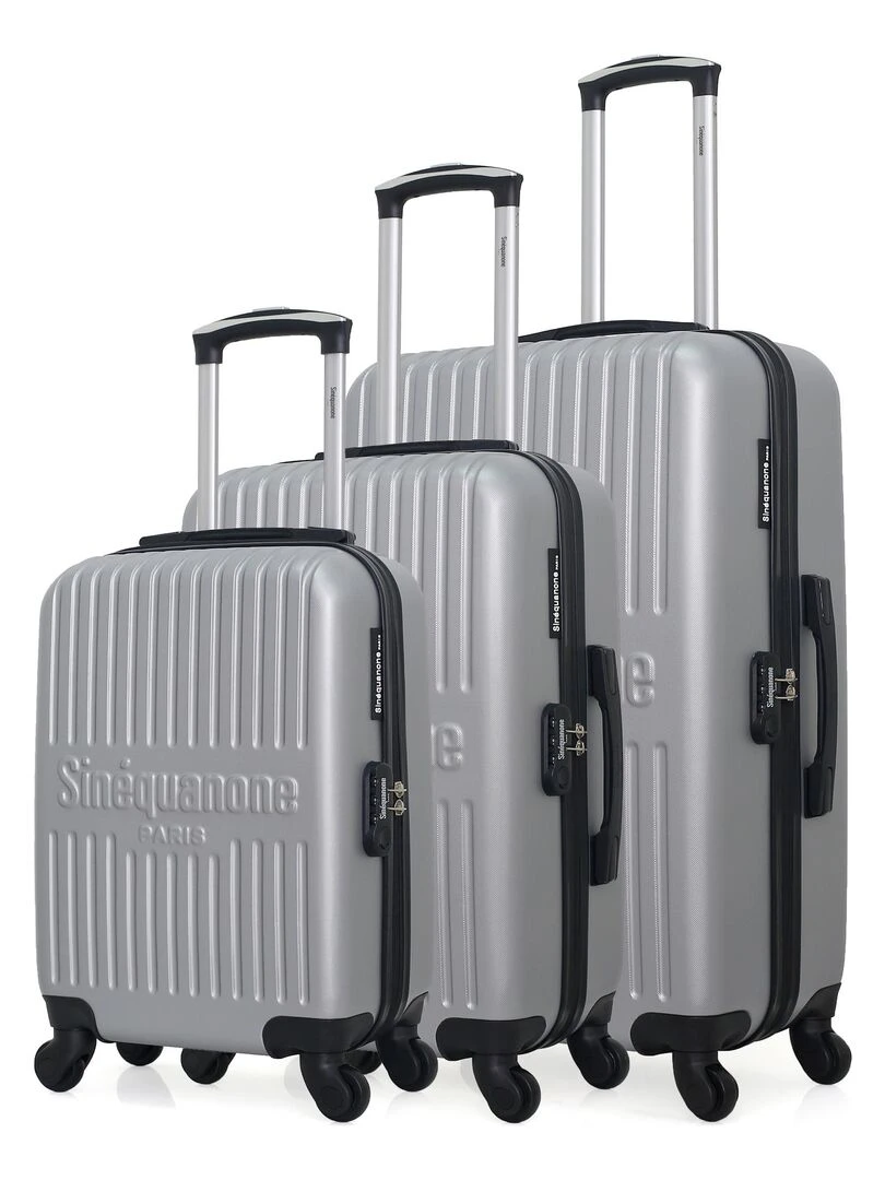 Set de 3 Valises Rigides 3 EOS A Gris