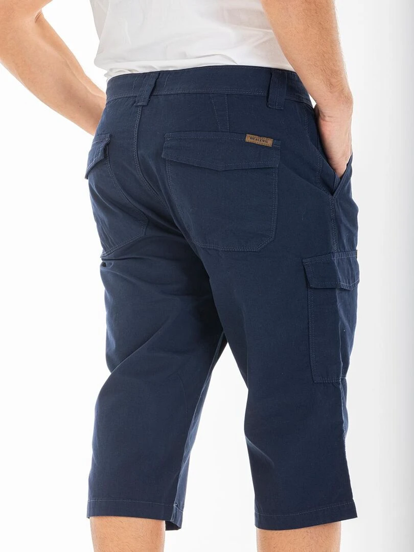 Pantacourt coton coupe carpenter CEDRIC 'Rica Lewis'   Bleu