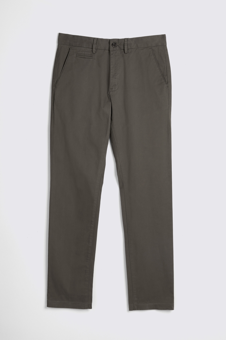Regular Fit Blue Birdseye Trousers   Buy Online at Moss