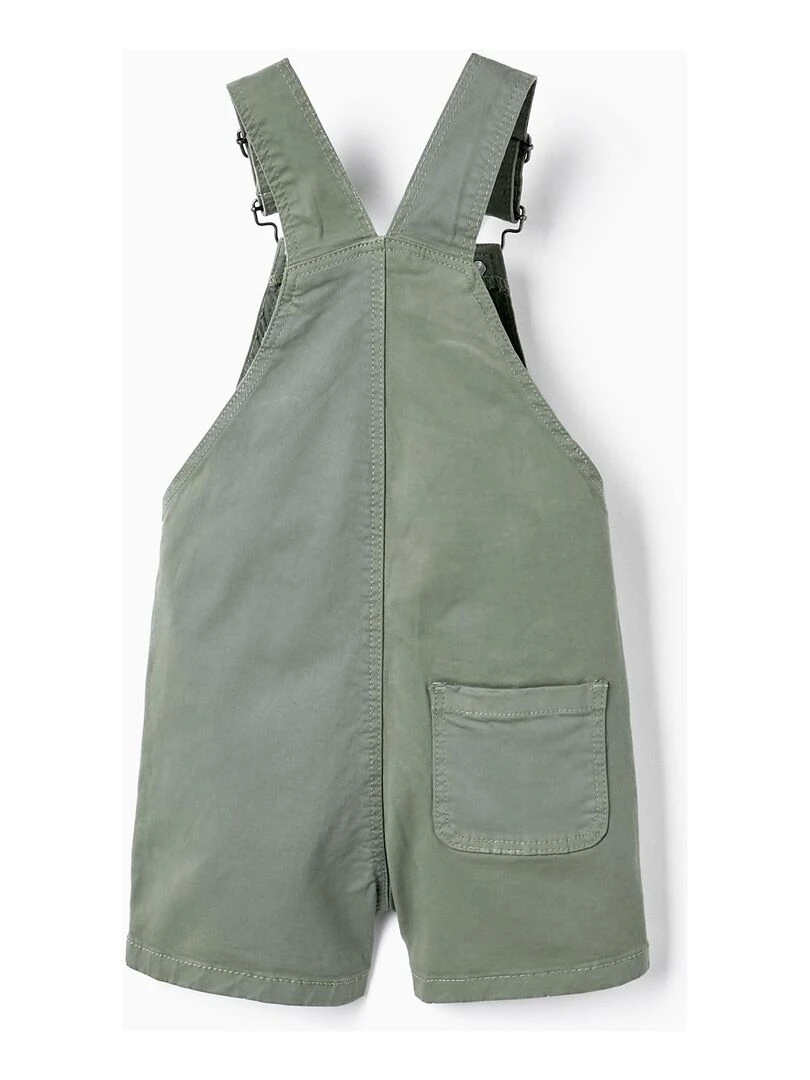 Salopette en sergé de coton pour bébé garçon  NATURE TAKEOVER   Vert