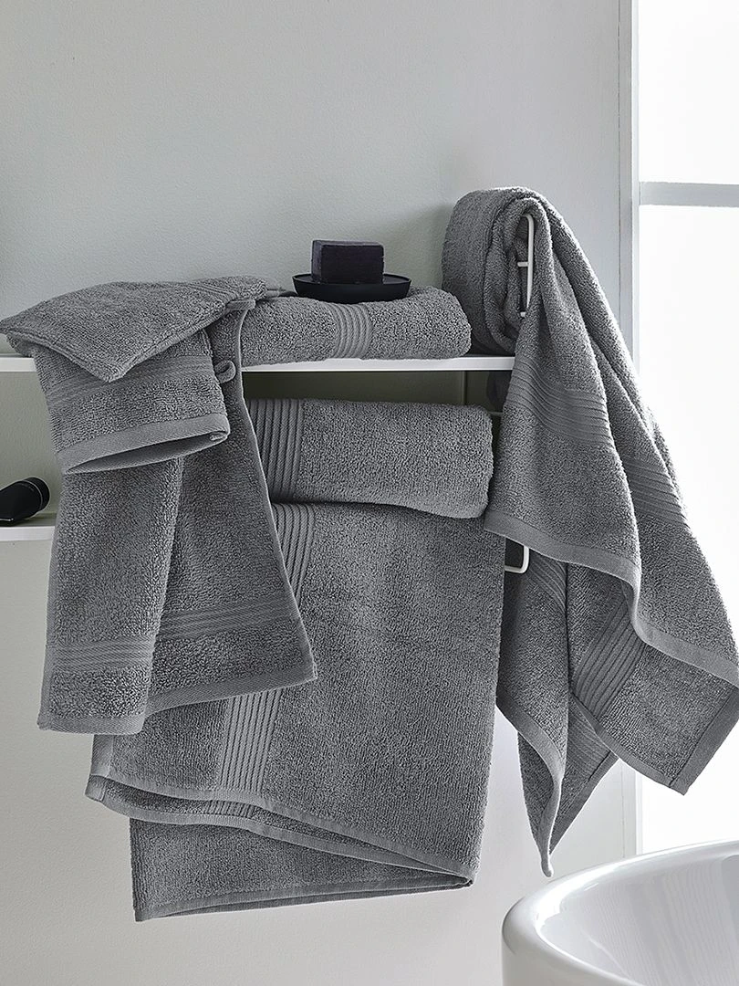 Serviette de bain 50 x 90 cm gris