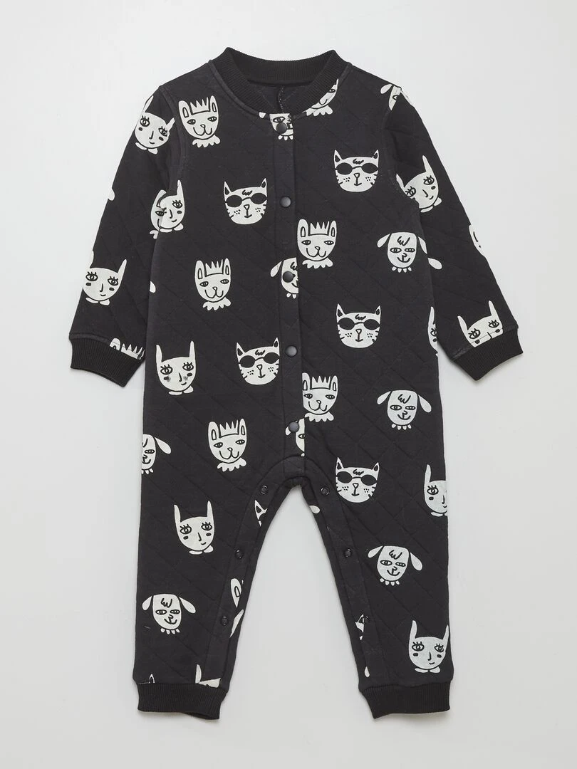 Combinaison en jacquard X Little Bad Wolf   Mixte   Noir