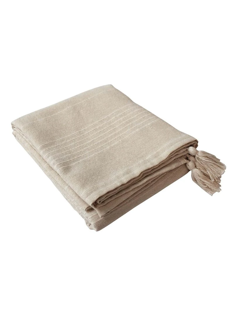 Nappe tendance en coton recyclé   Beige clair