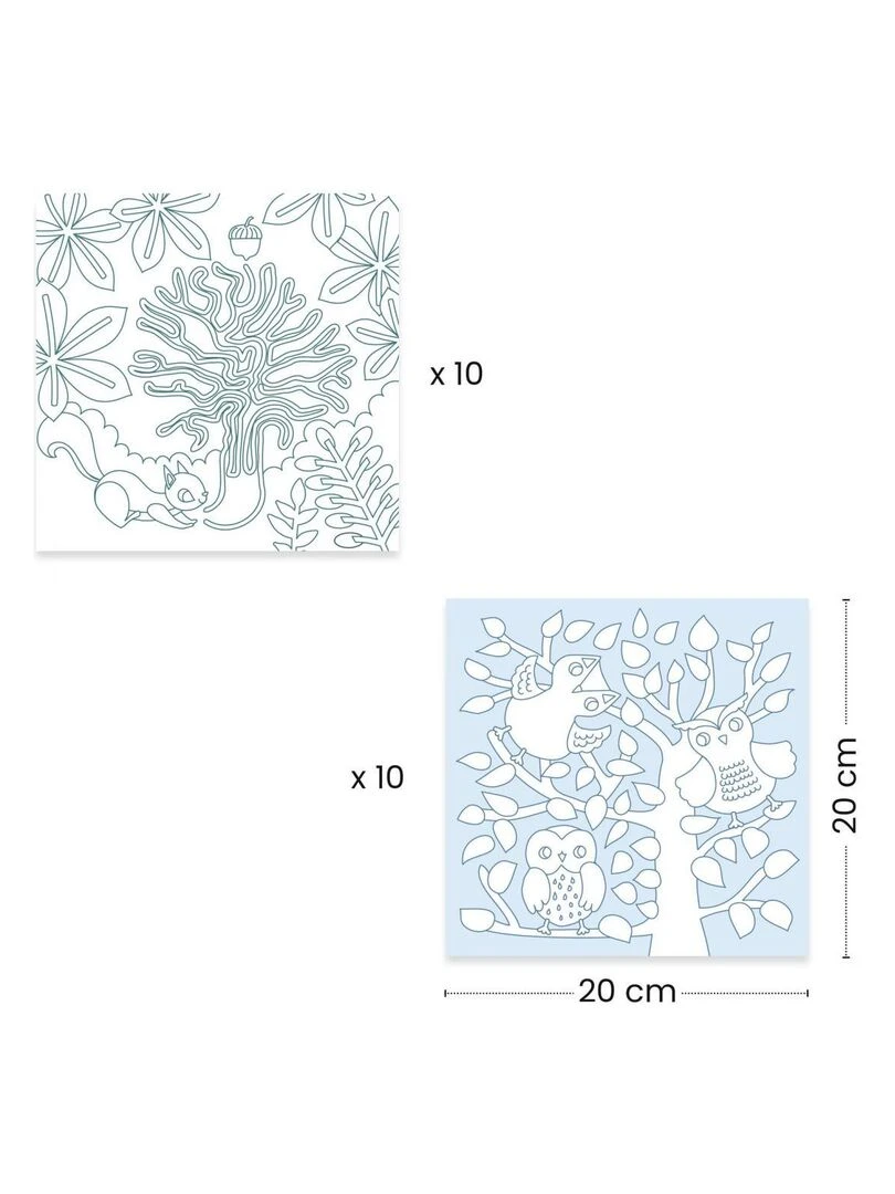 Coloriage pour les petits Distributeur de coloriages  Forêt   N/A