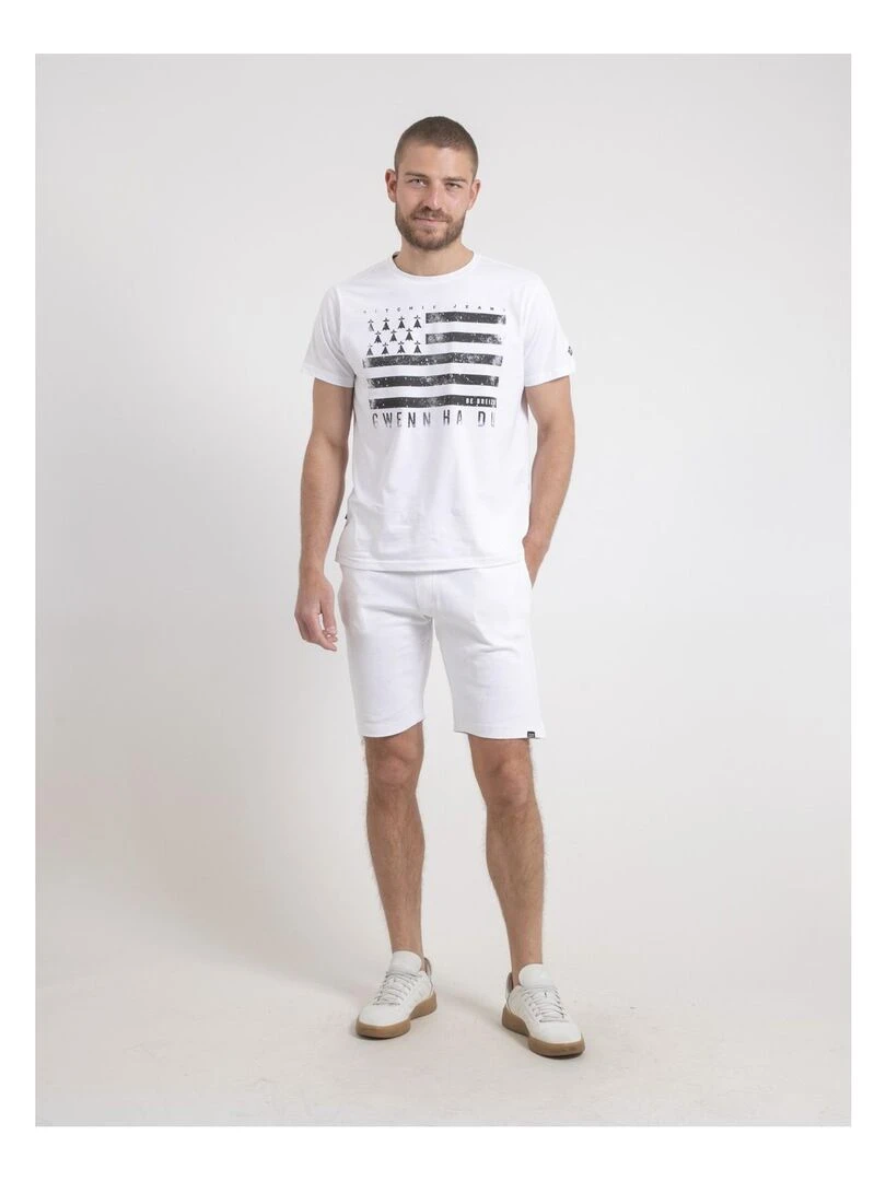 Bermuda maille BEVEER   Blanc