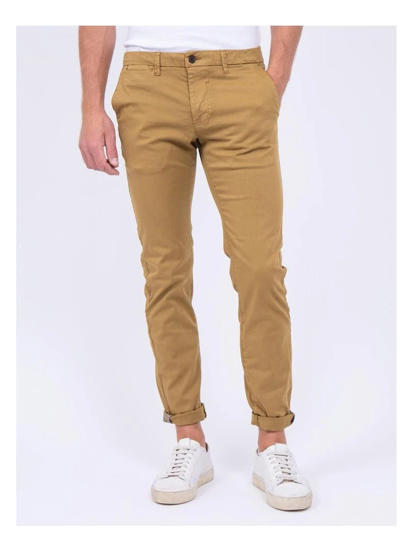 Pantalon chino coupe ajustée VAIRE Beige